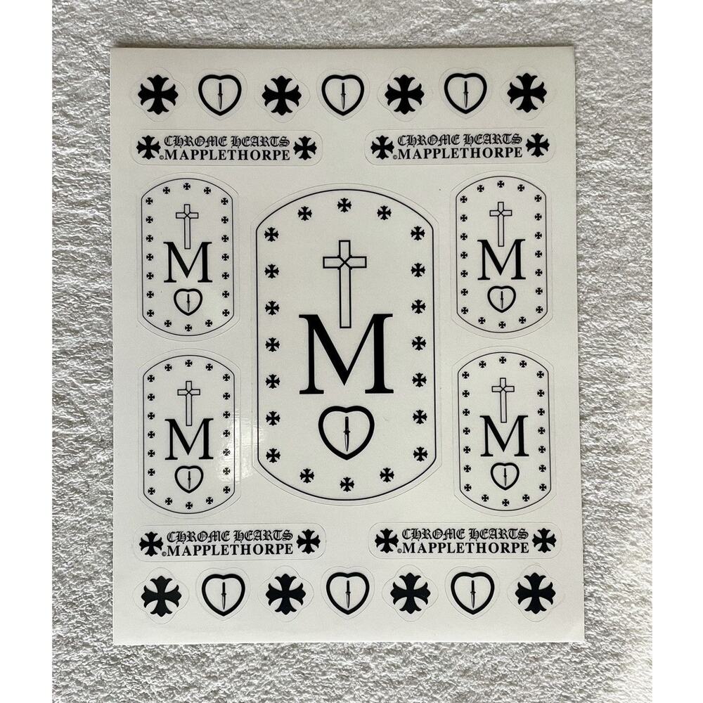 Chrome hearts sticker sheet from CH Magazine